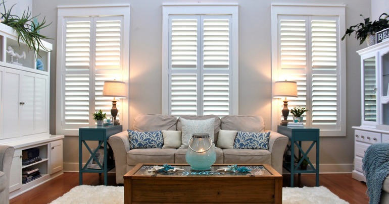 Fort Myers lounge interior shutters